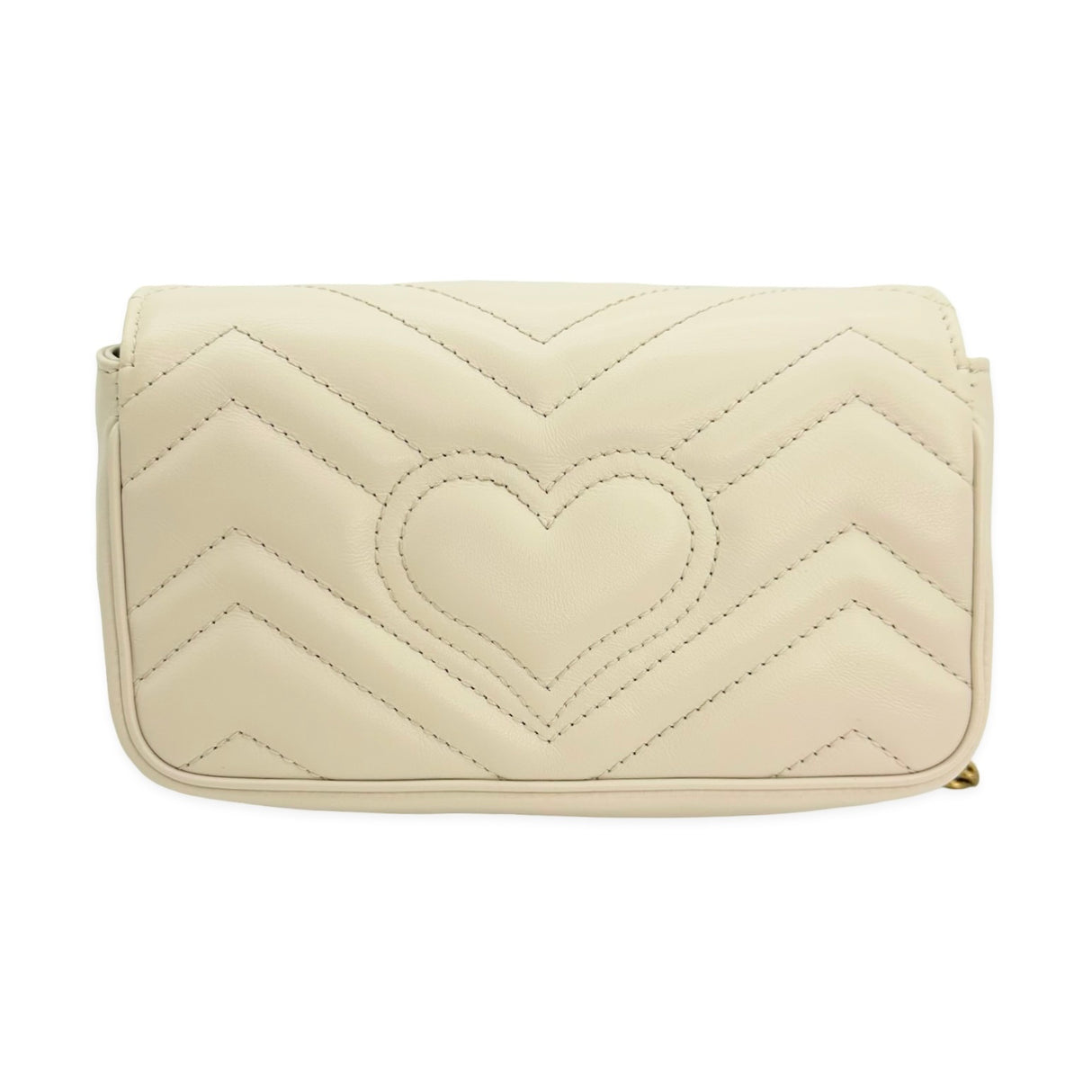 Quilted Leather Super Mini GG Marmont Chain Bag