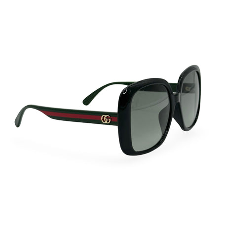 GUCCI: Square Web Sunglasses