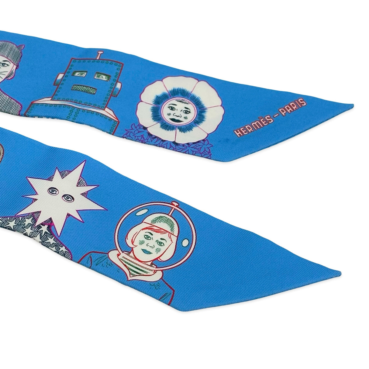 HERMES: Silk Dress Code Twilly