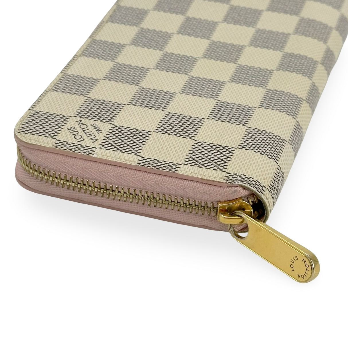 LOUIS VUITTON: Damier Azur Zippy Wallet