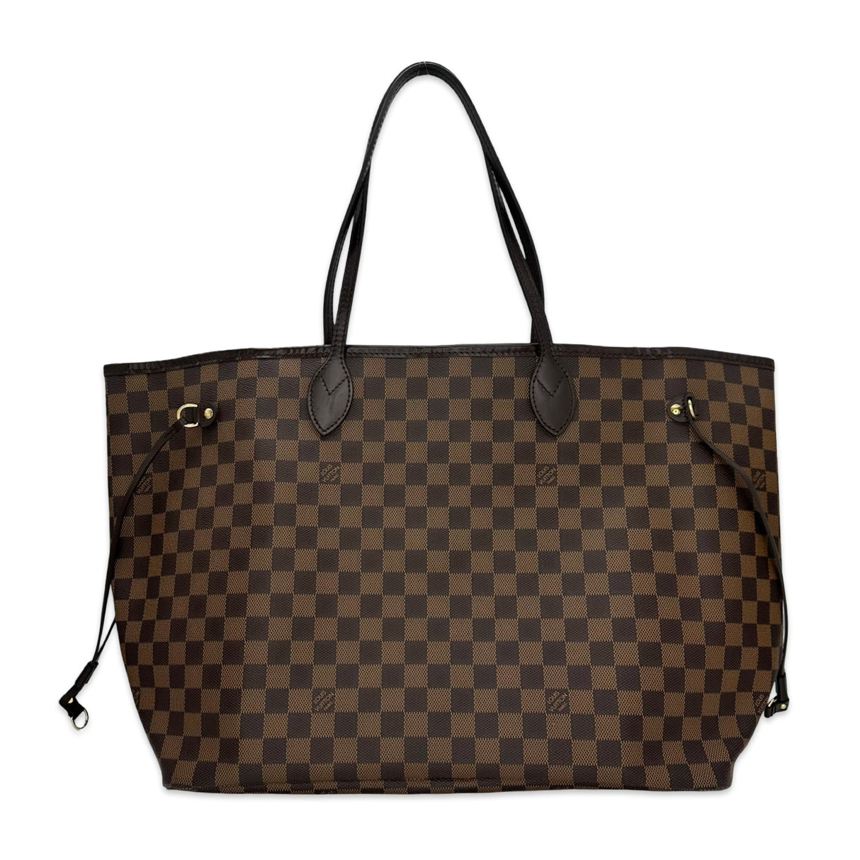 LOUIS VUITTON: Damier Ebene Neverfull GM