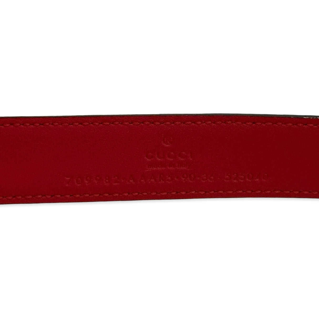 GUCCI: Leather Interlocking G Memorable Belt