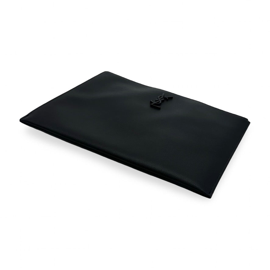 SAINT LAURENT: Grain de Poudre Large Zip Pouch