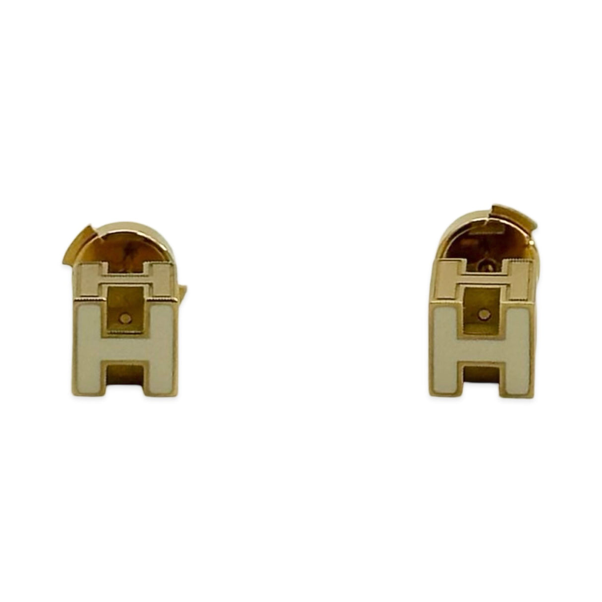 Cage a'Ache H Cube Earrings