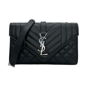 Triquilt Grain de Poudre Small Envelope Chain Bag