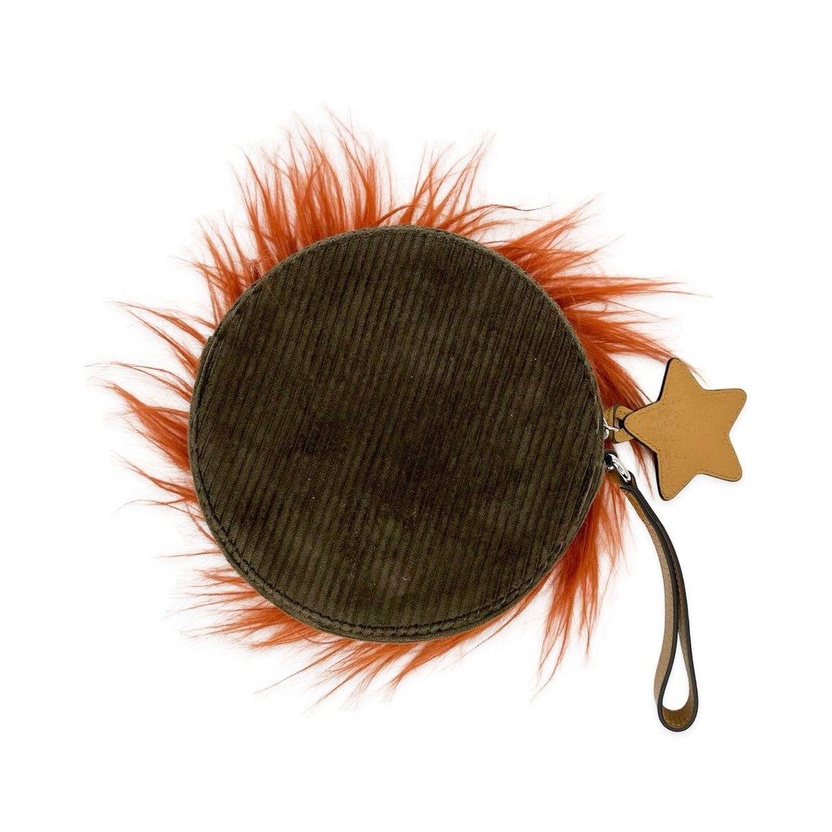 Faux Fur Lion Wristlet