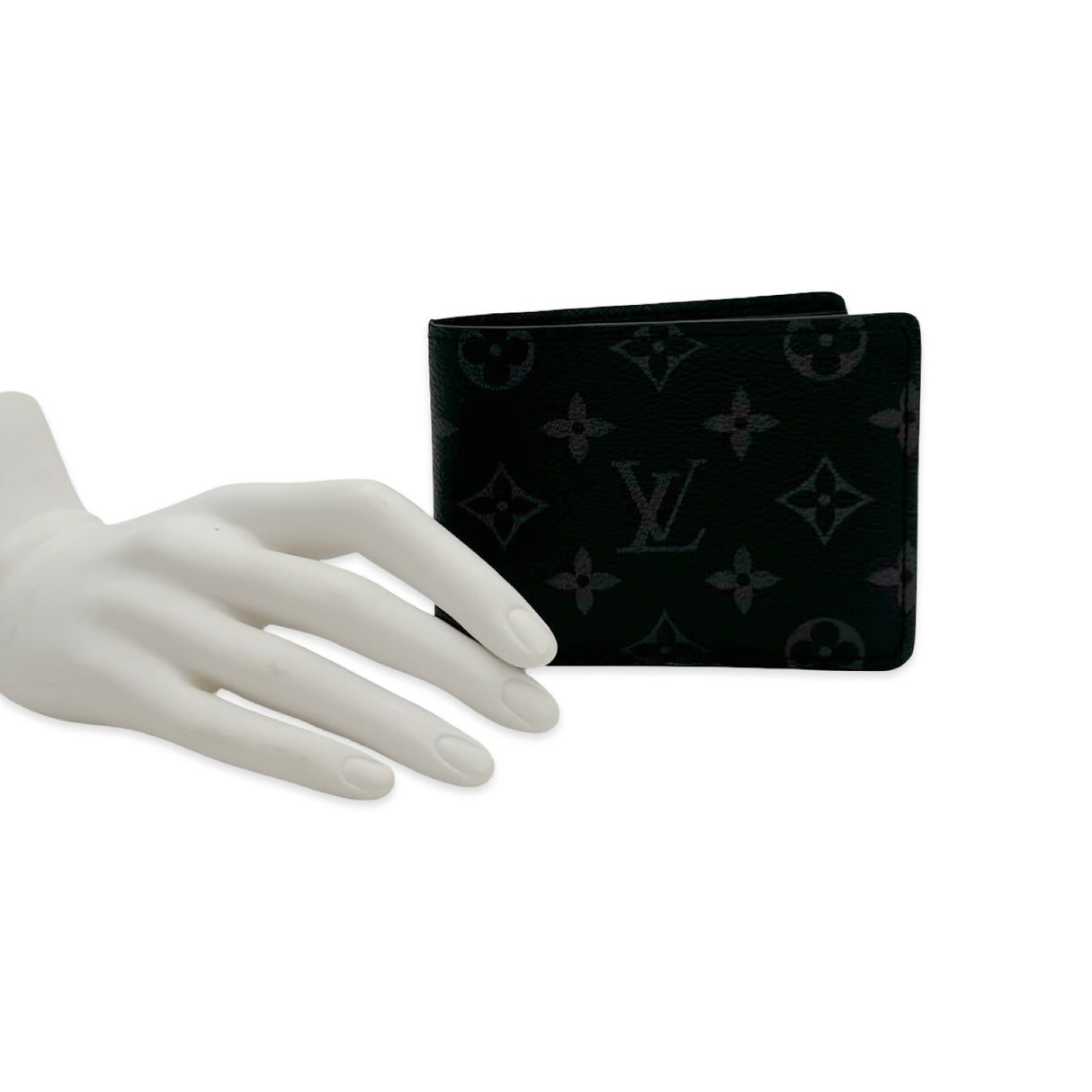 LOUIS VUITTON: Monogram Eclipse Multiple Bifold Wallet
