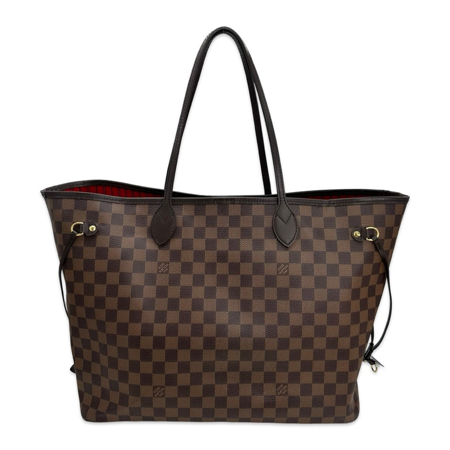 LOUIS VUITTON: Damier Ebene Neverfull GM