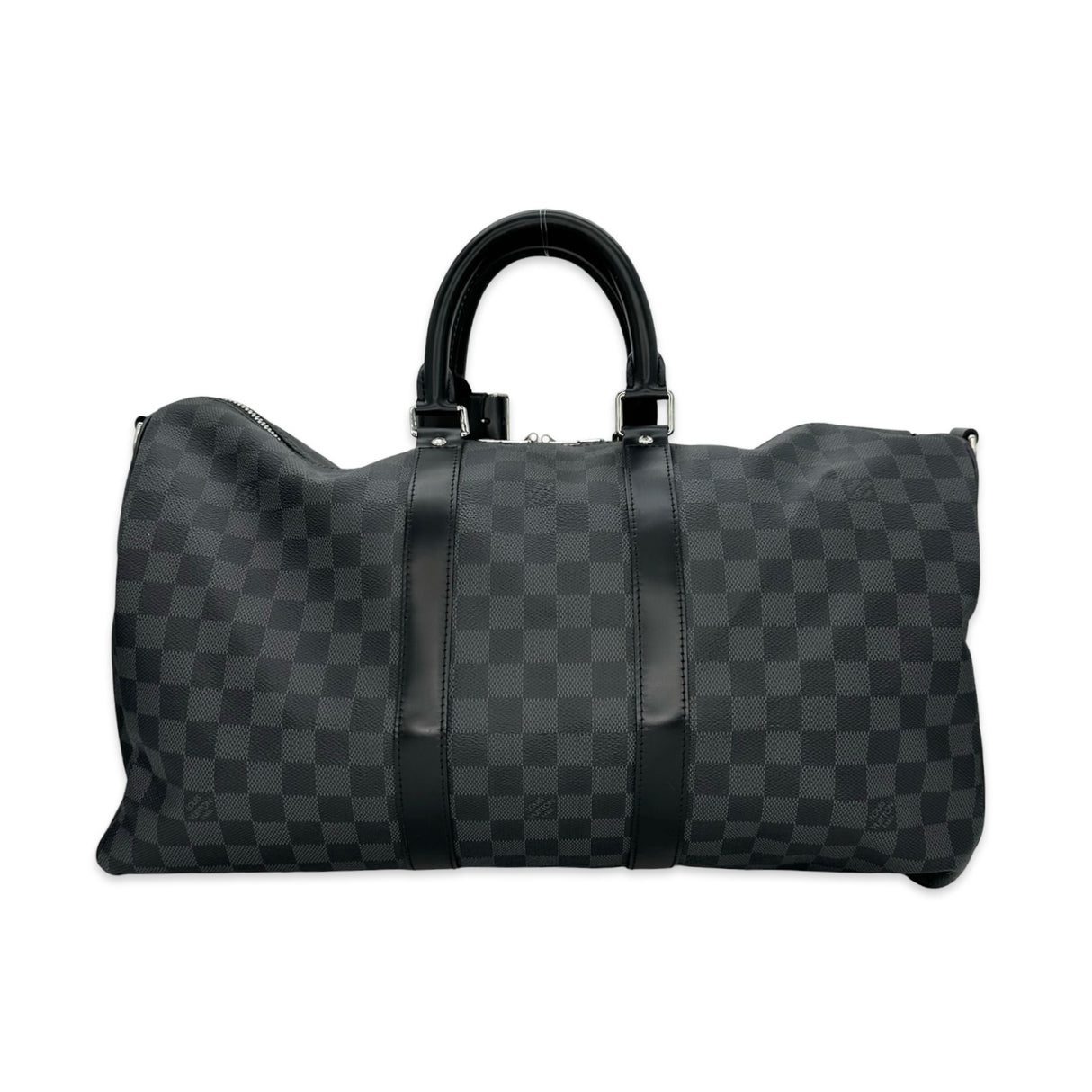 LOUIS VUITTON: Damier Graphite Keepall Bandouliere 45
