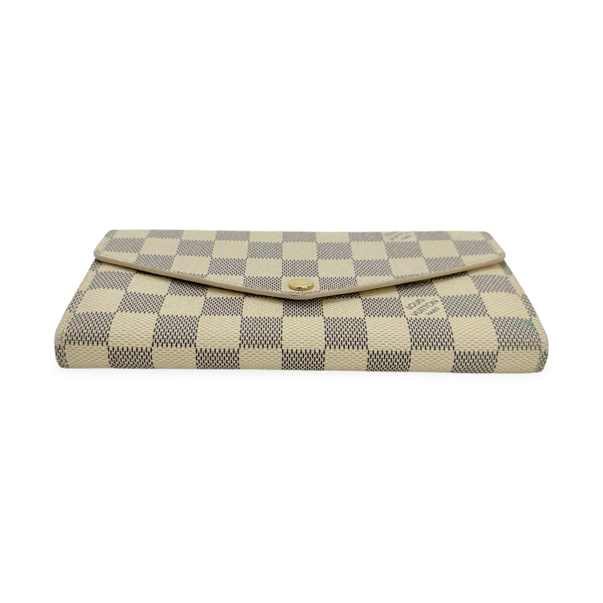 LOUIS VUITTON: Damier Azur Sarah Wallet