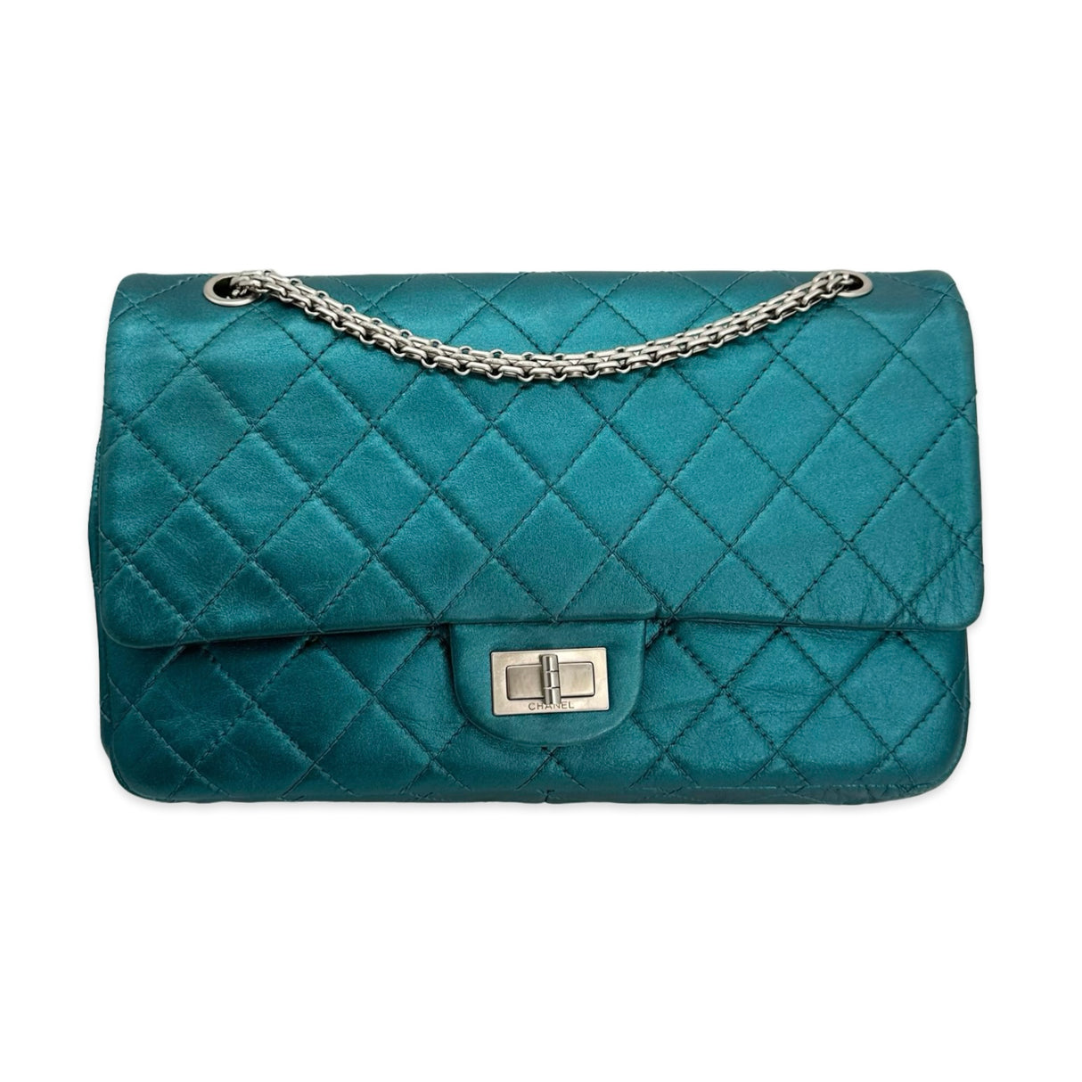 CHANEL: Quilted Calfskin Iridescent 2.55 Reissue Flap Bag