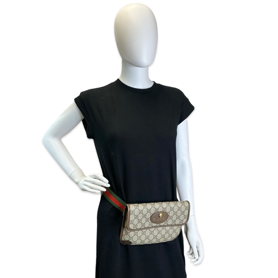 GG Supreme Neo Vintage Web Belt Bag