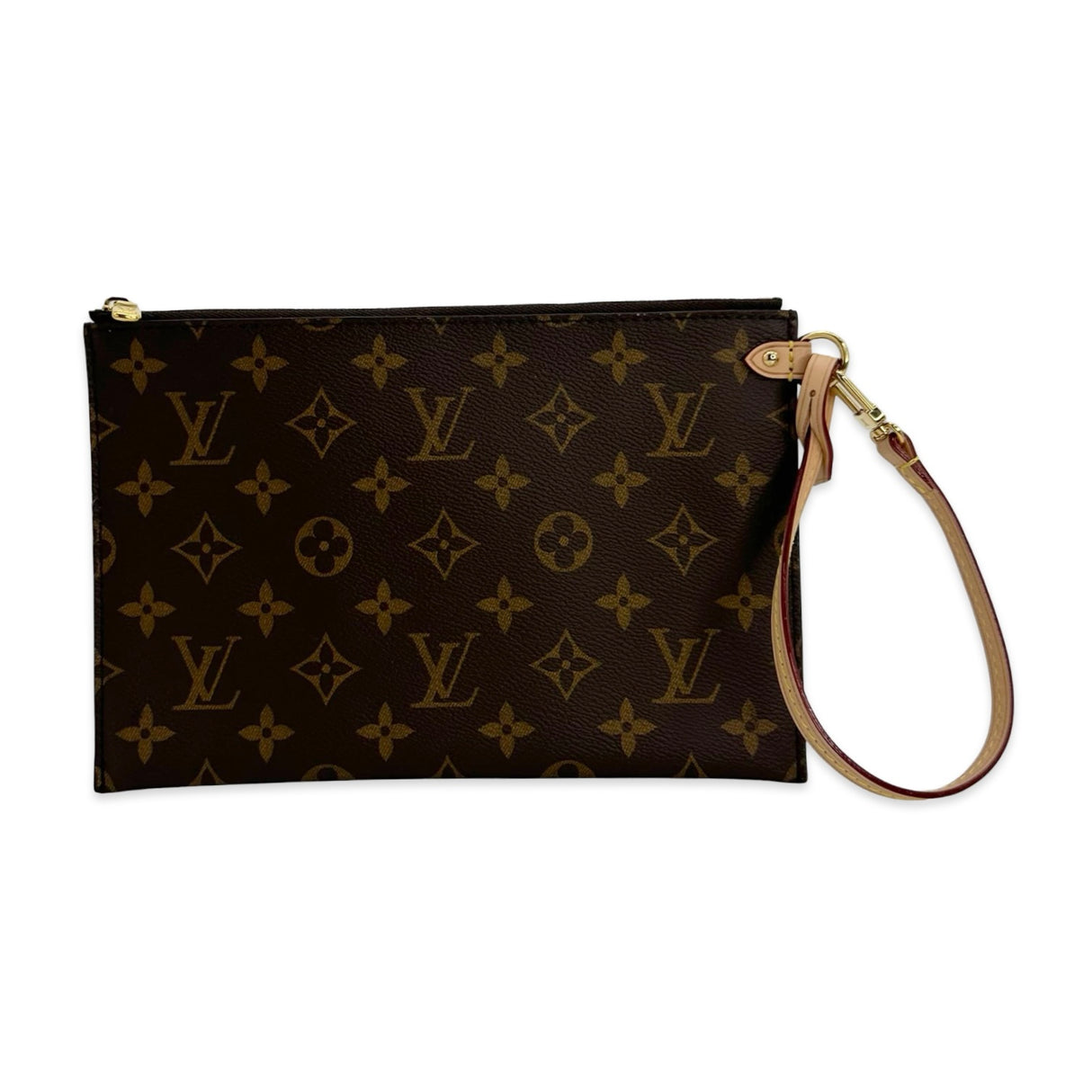 LOUIS VUITTON: Monogram Pochette Wristlet