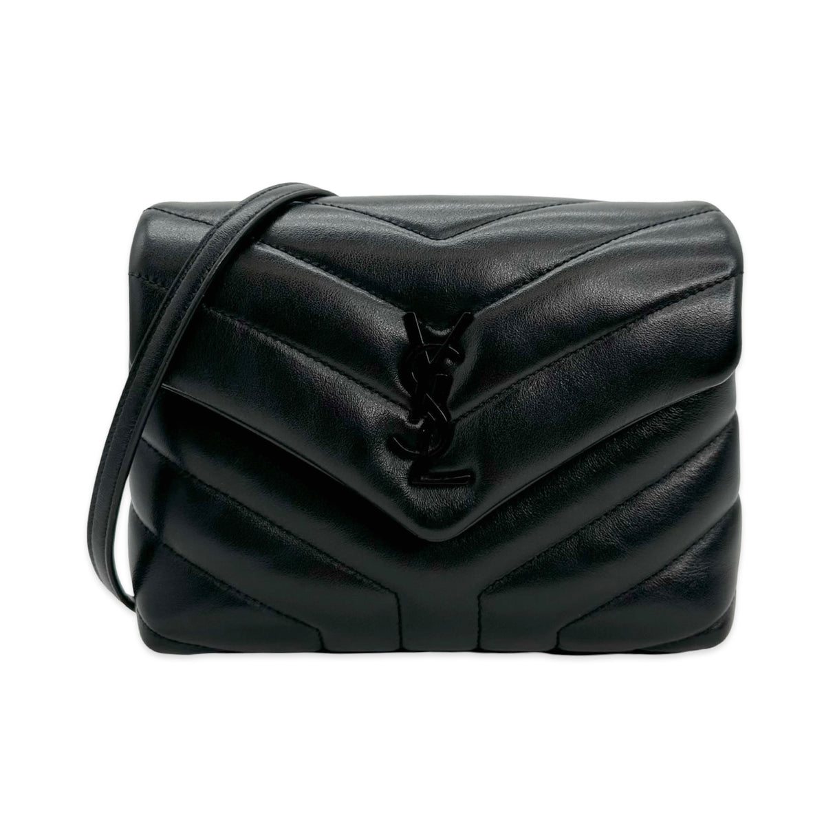 SAINT LAURENT: Quilted Leather Toy Lou