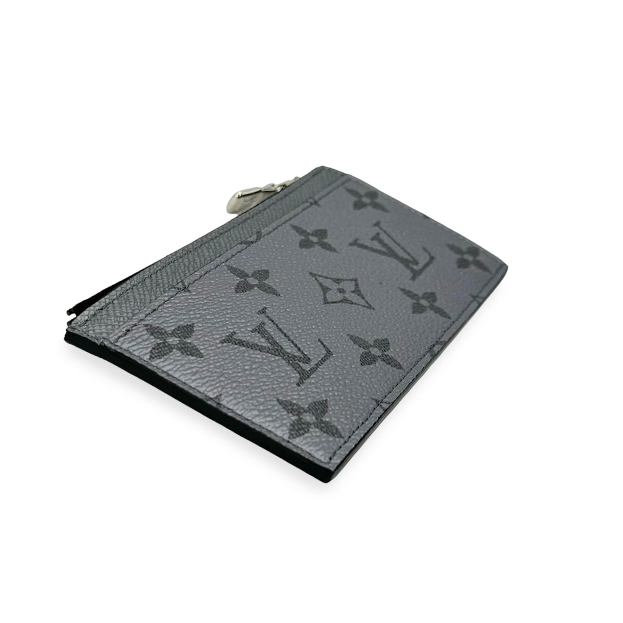 LOUIS VUITTON: Monogram Taigarama Coin Card Holder