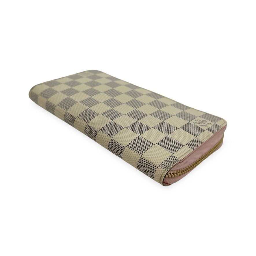 LOUIS VUITTON: Damier Azur Zippy Wallet