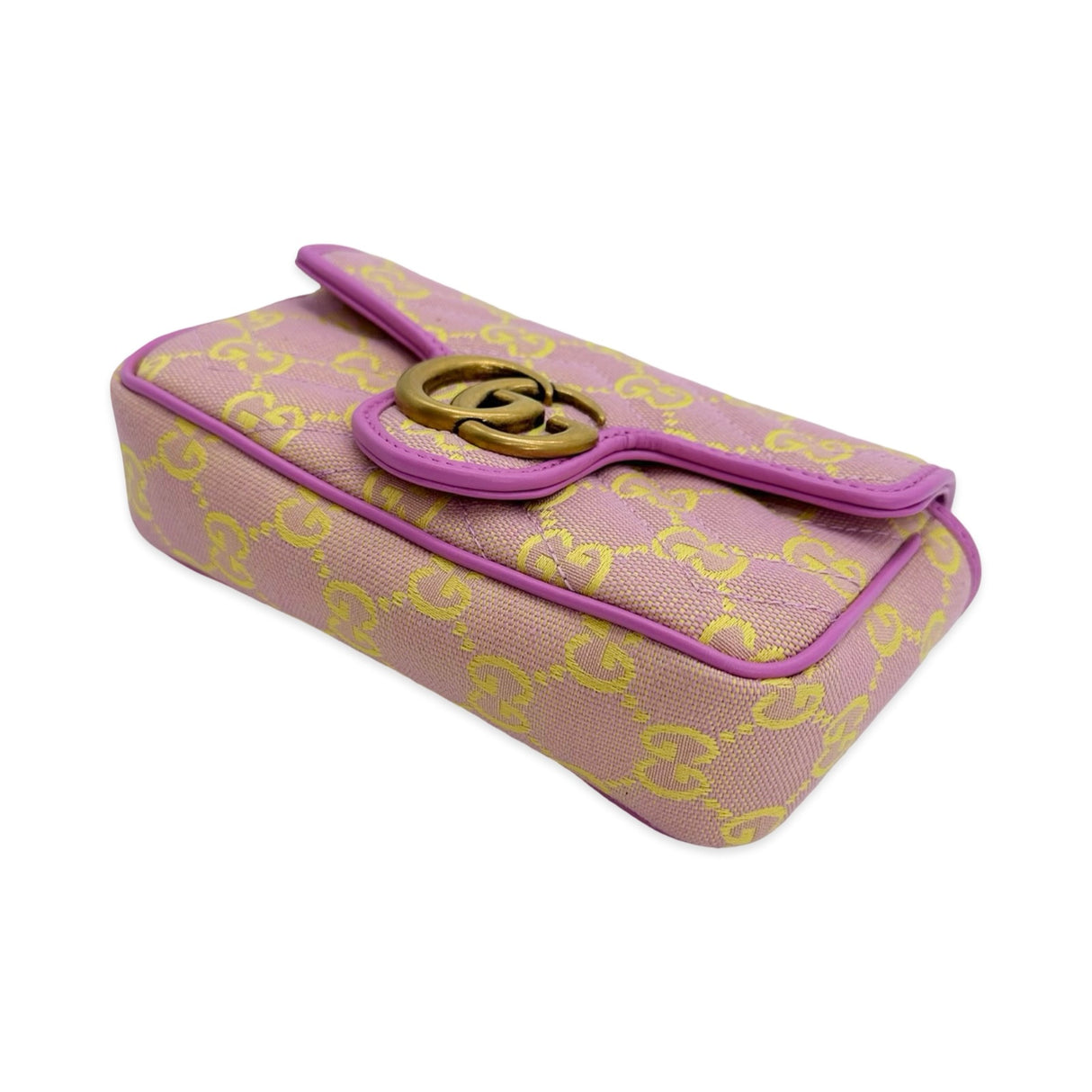 GG Canvas Super Mini Marmont Chain Bag