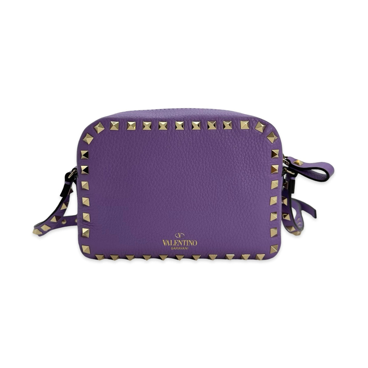 Calfskin Rockstud Camera Crossbody