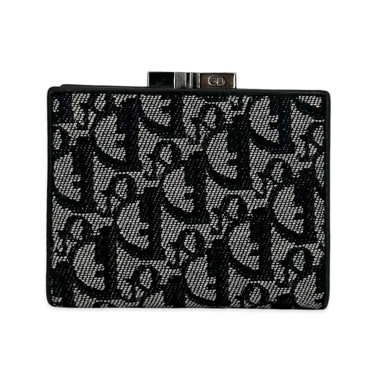 CHRISTIAN DIOR: Diorissimo Canvas Compact Wallet