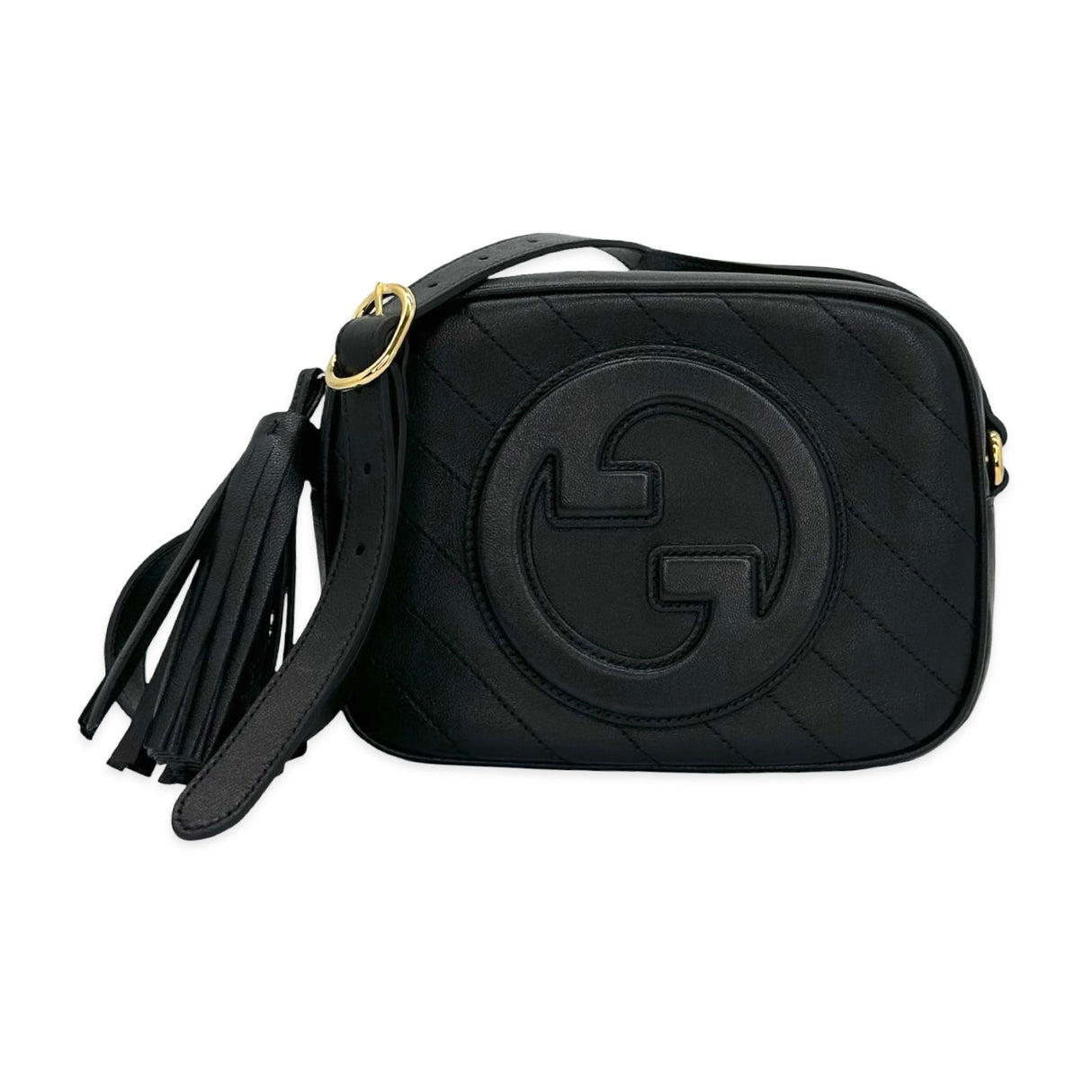 GUCCI: Diagonal Quilted Blondie Small Camera Bag