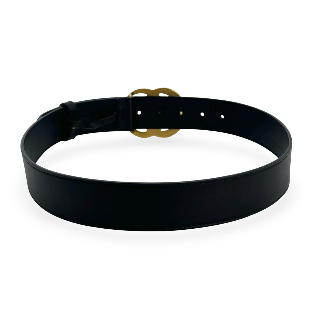 GUCCI: Leather GG Marmont Wide Belt