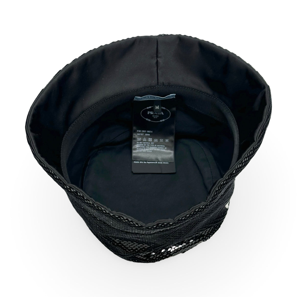 PRADA: Sequin Bucket Hat