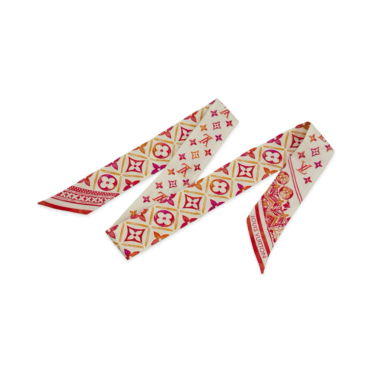 Silk Monogram Tiles By the Pool BB Bandeau