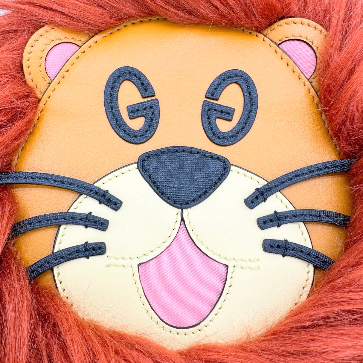 Faux Fur Lion Wristlet