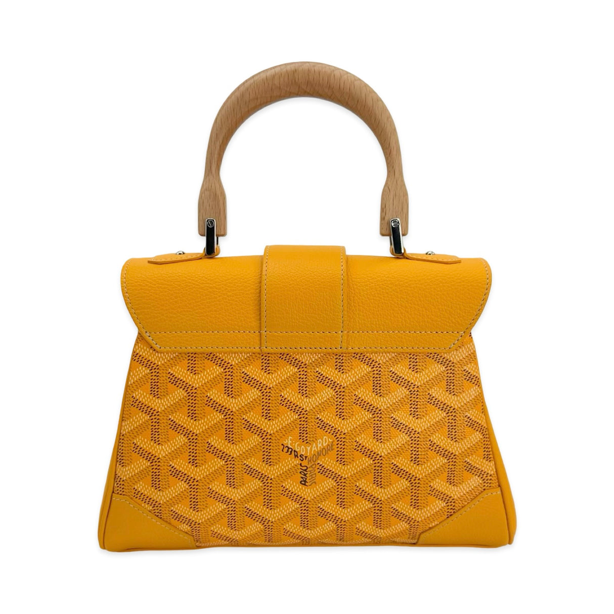 GOYARD: Goyardine Mini Saigon Top Handle Bag