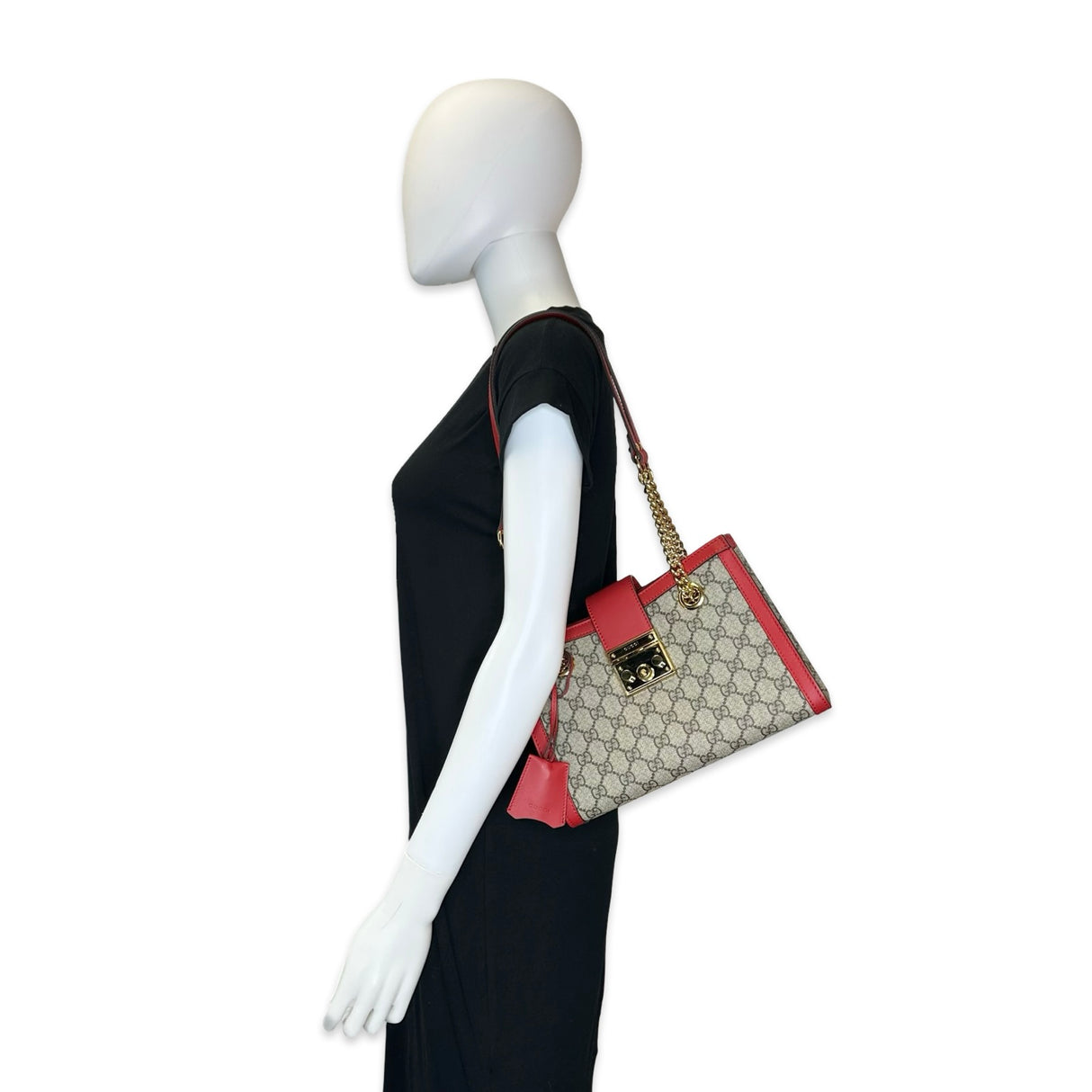 GG Supreme Small Padlock Tote