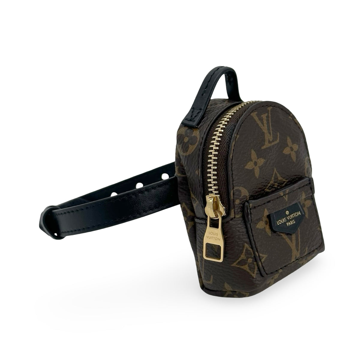LOUIS VUITTON: Monogram Party Palm Springs Backpack Bracelet