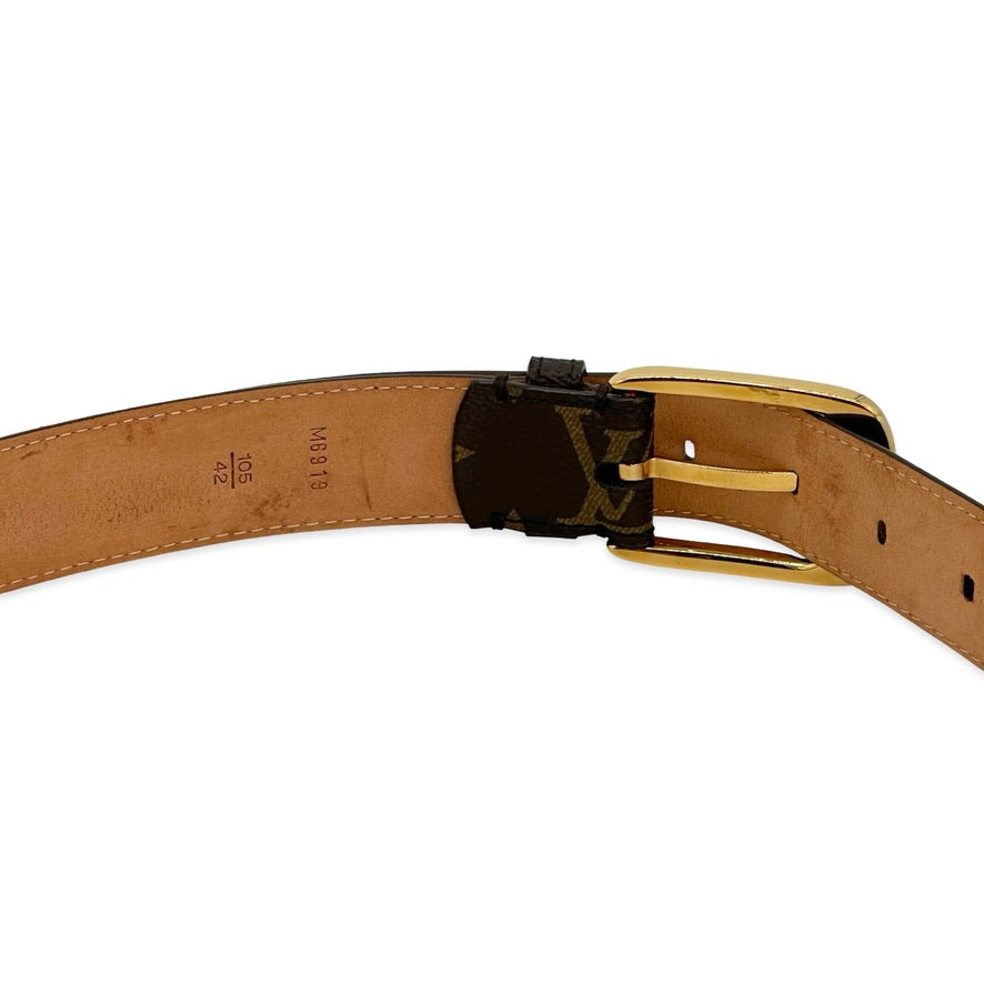 LOUIS VUITTON: Monogram Ellipse Belt