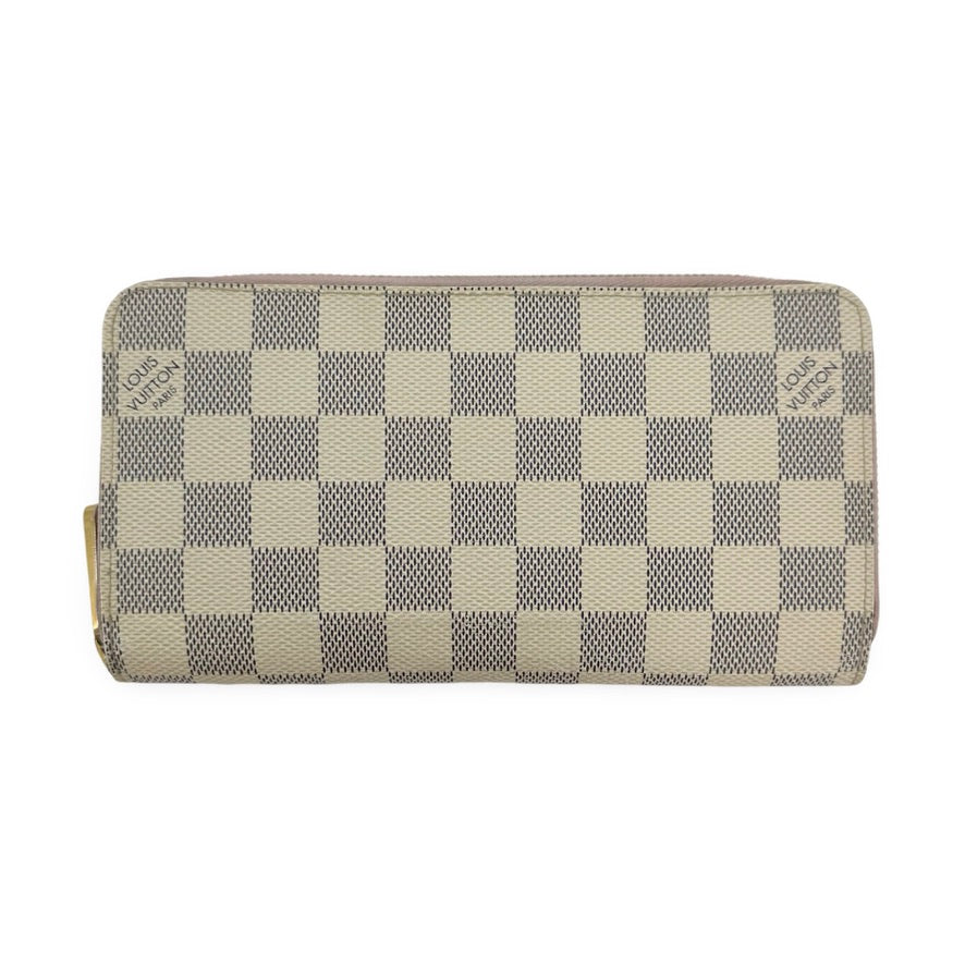 LOUIS VUITTON: Damier Azur Zippy Wallet