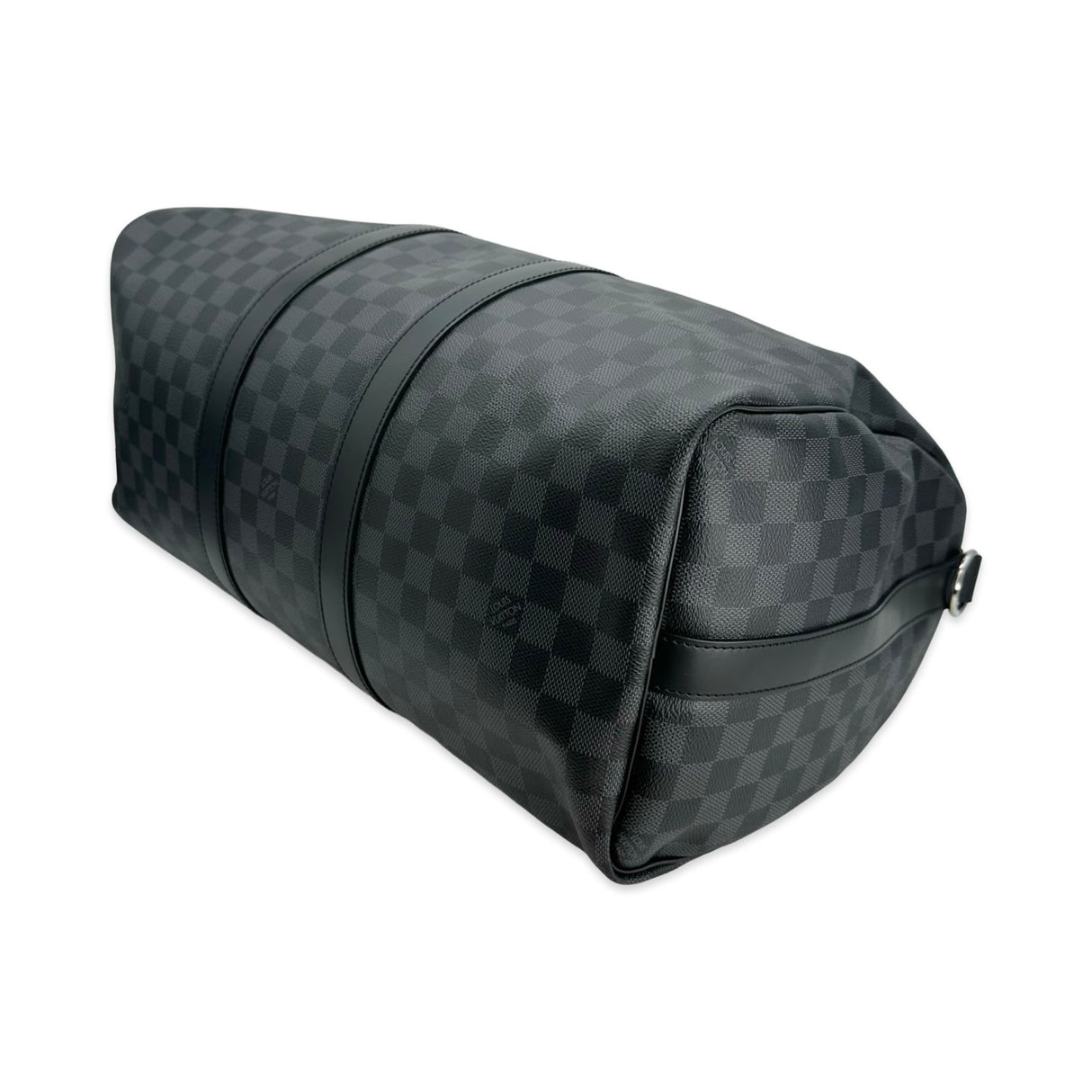 LOUIS VUITTON: Damier Graphite Keepall Bandouliere 45