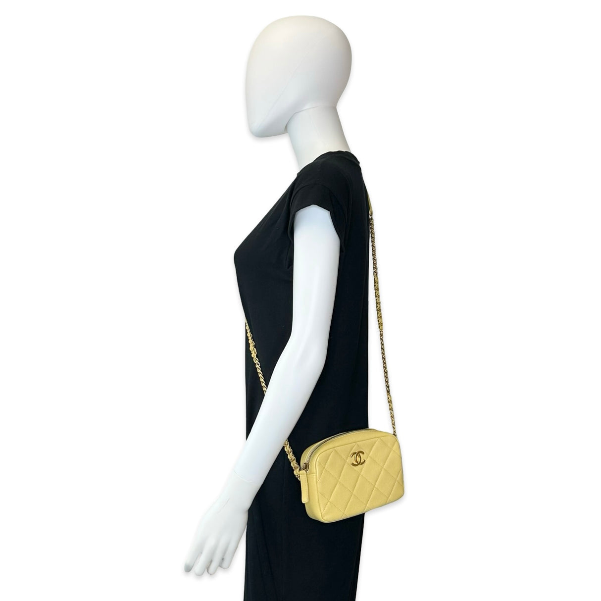 Quilted Caviar Melody Small Camera Bag