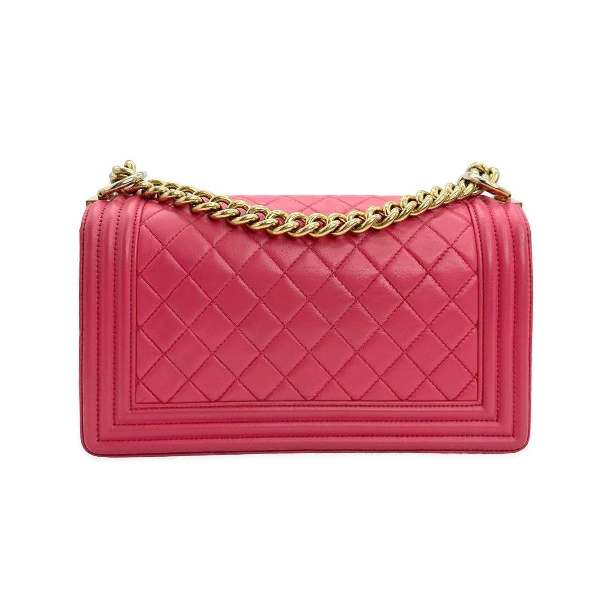 CHANEL: Quilted Lambskin Old Medium Boy Bag