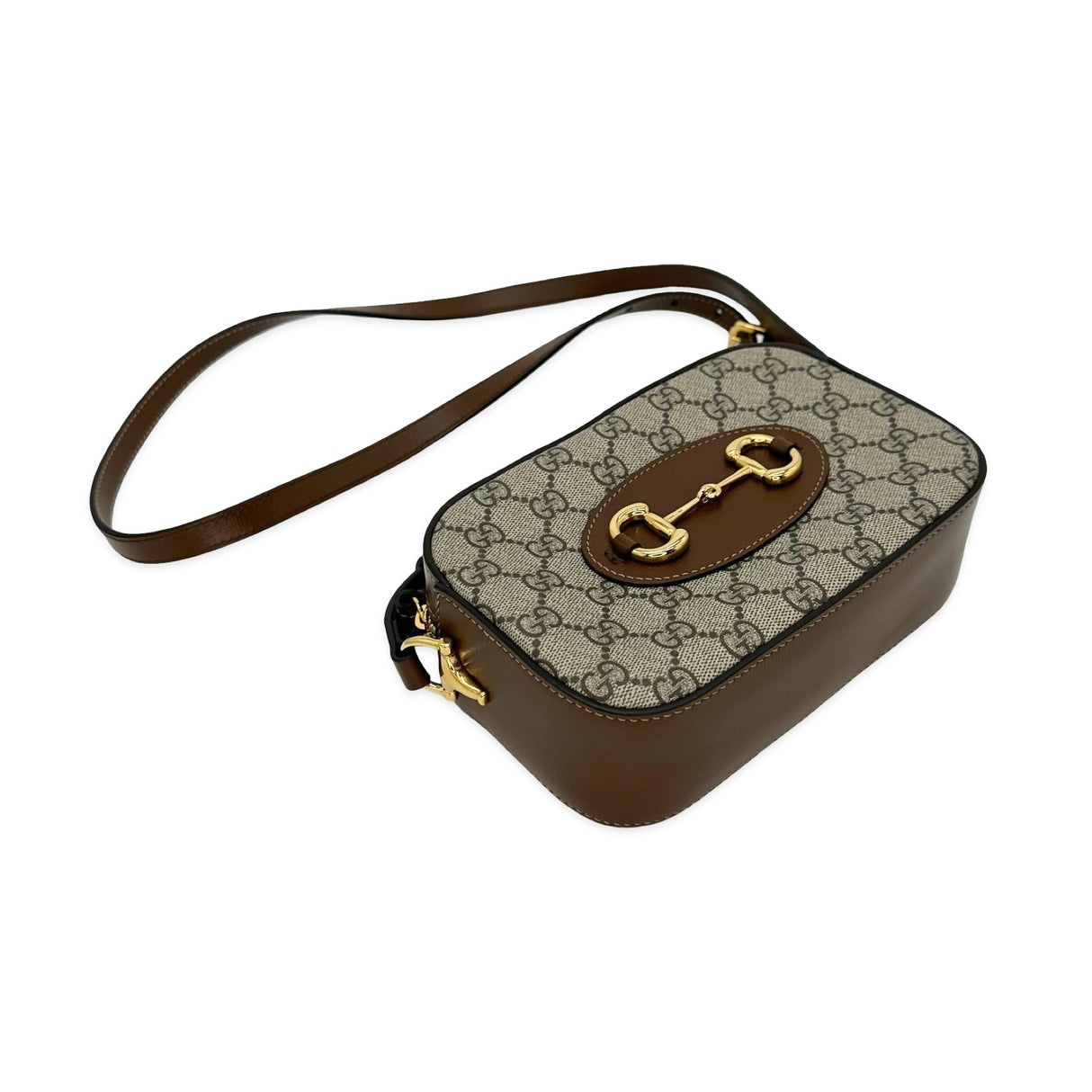GUCCI: GG Supreme Horsebit 1955 Mini Camera Bag