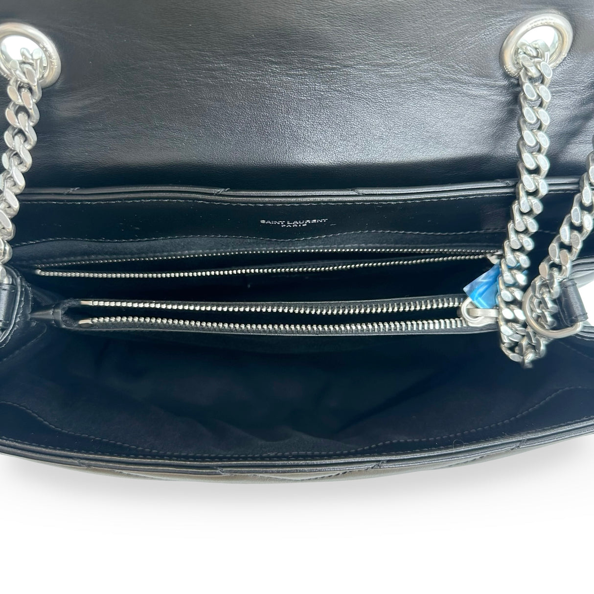 SAINT LAURENT: Quilted Leather Medium LouLou