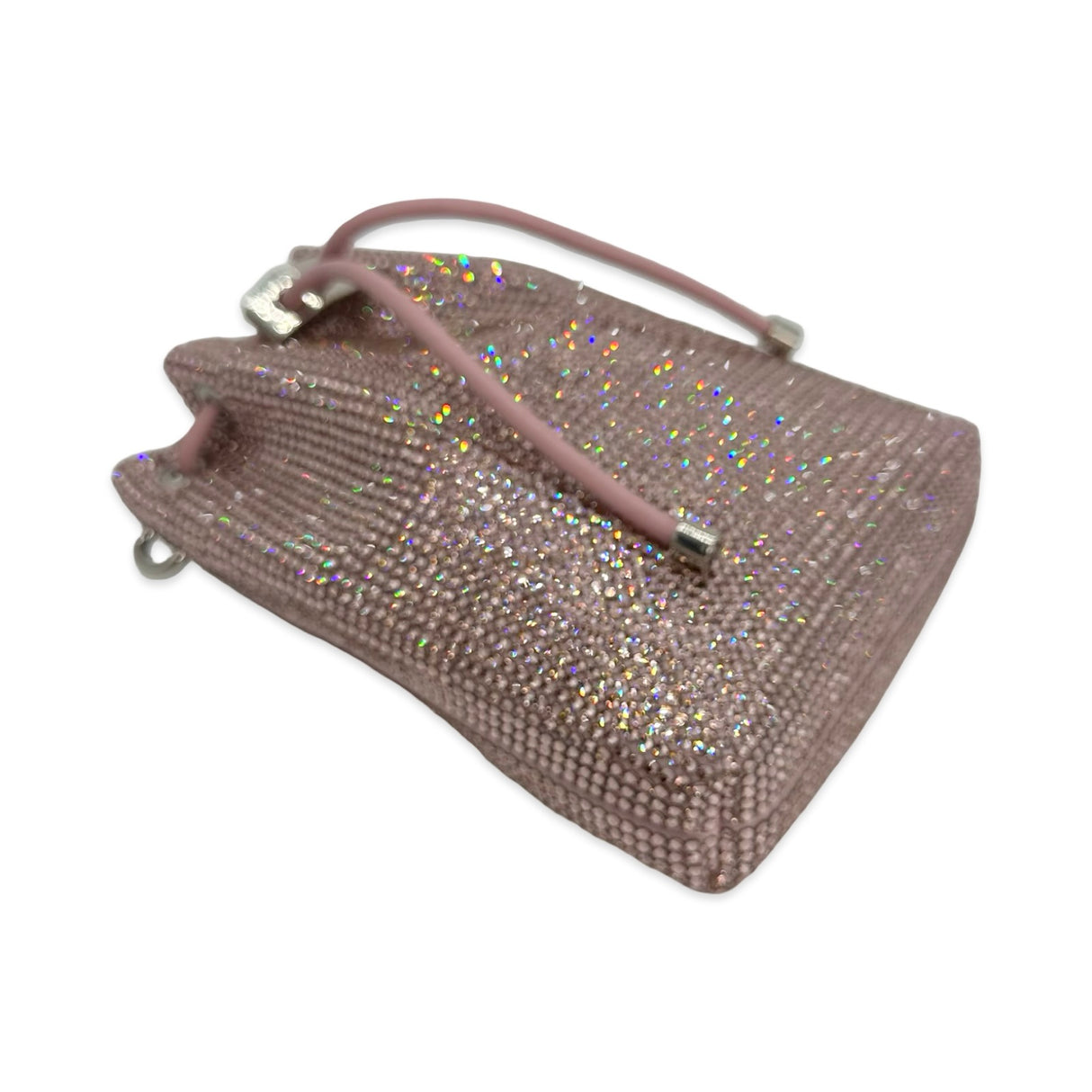 Crystal Mini Cinch Bucket Bag
