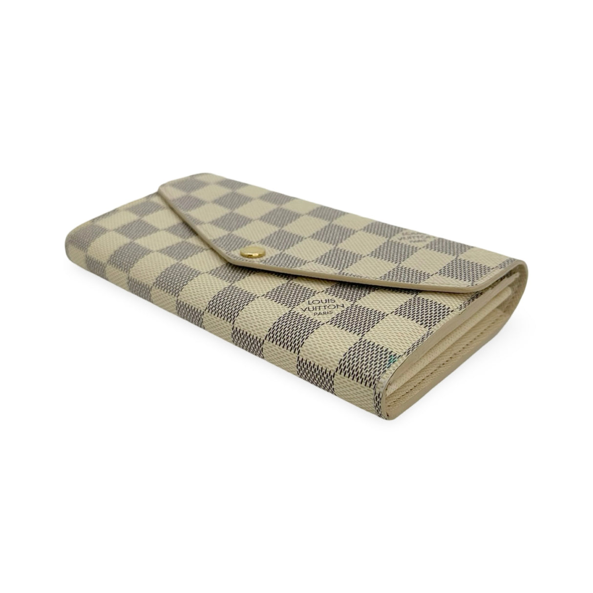 LOUIS VUITTON: Damier Azur Sarah Wallet