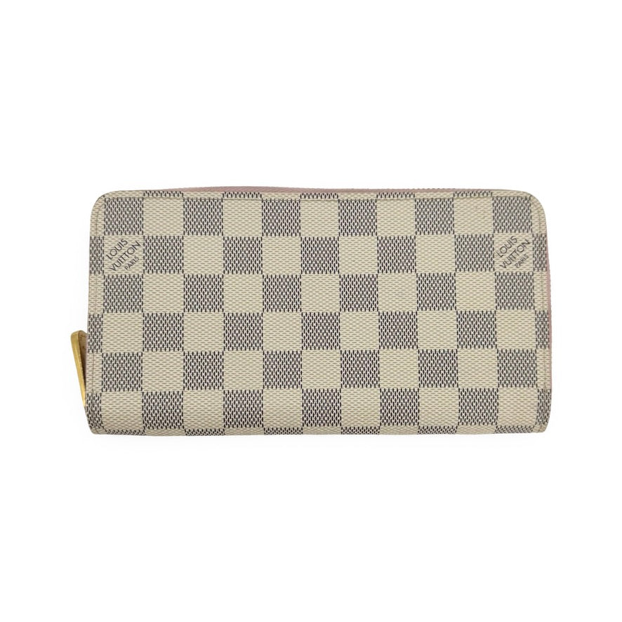 LOUIS VUITTON: Damier Azur Zippy Wallet