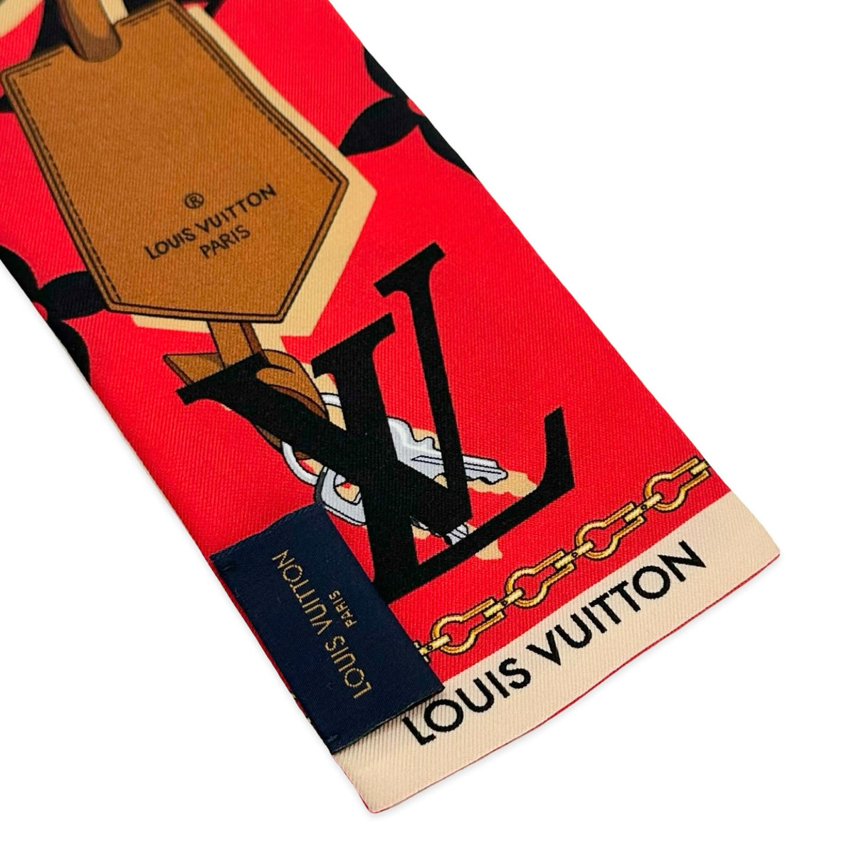 Silk Monogram Tribute To Bandeau