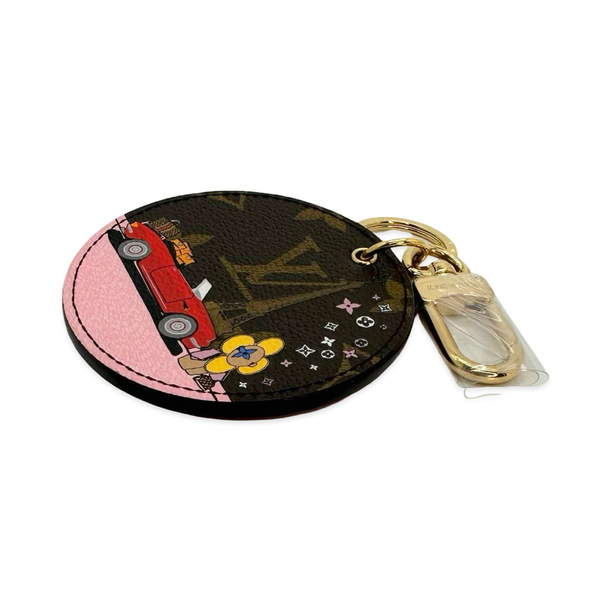 Monogram Animation Circle Bag Charm