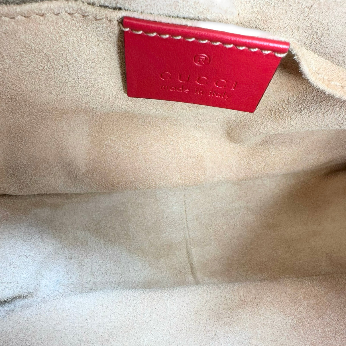 Quilted Leather Mini GG Marmont Camera Bag