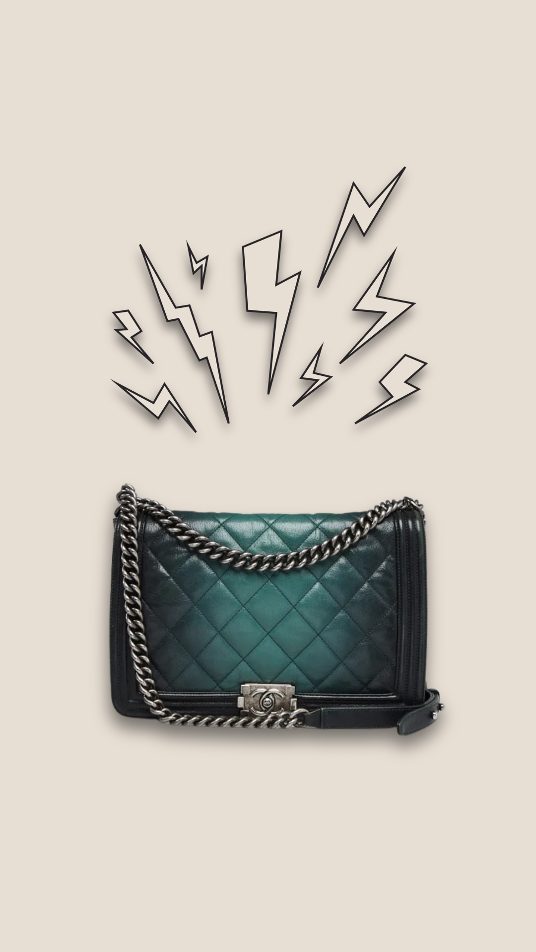 chanel ombre boy bag luv luxe