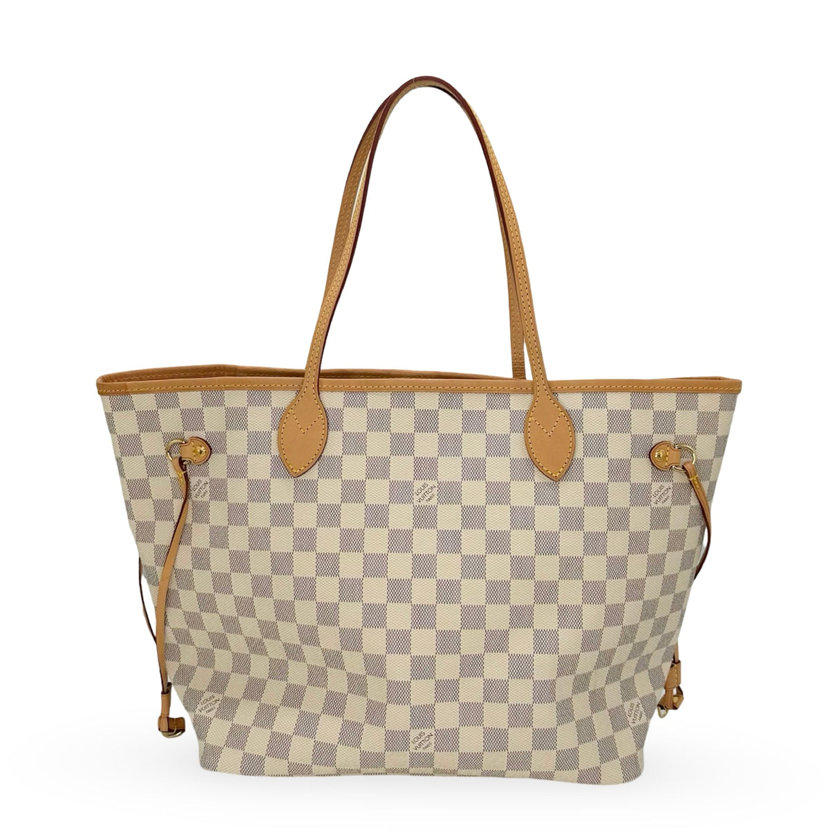 LOUIS VUITTON: Damier Azur Neverfull MM