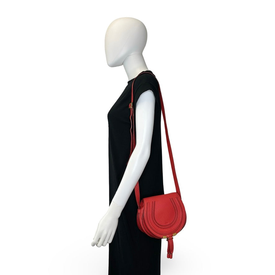 CHLOE: Leather Small Marcie Crossbody