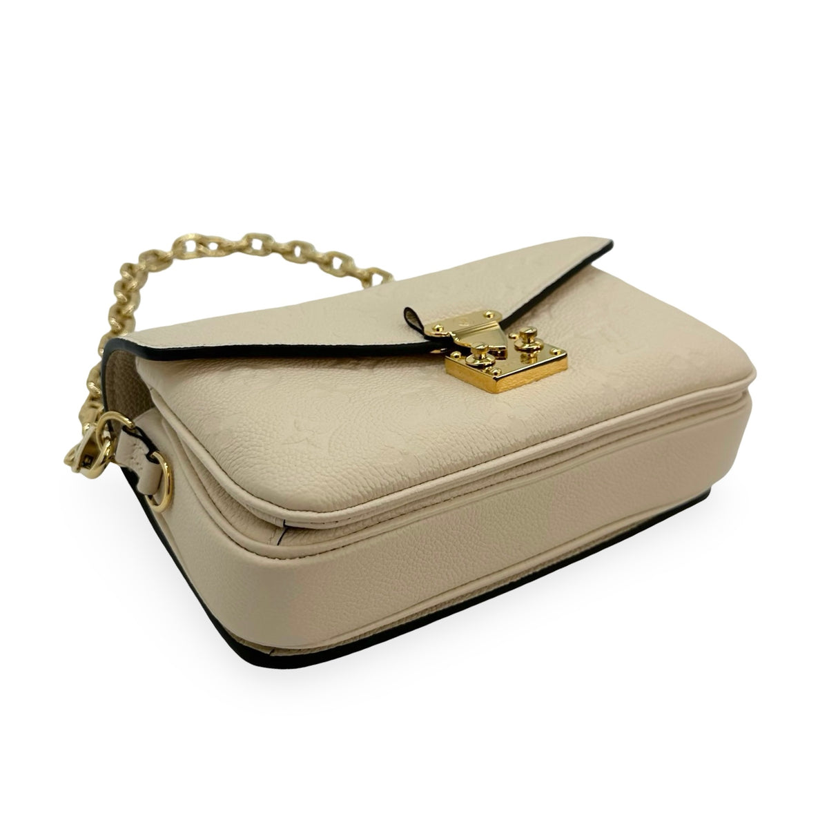 LOUIS VUITTON: Monogram Empreinte Pochette Metis East West