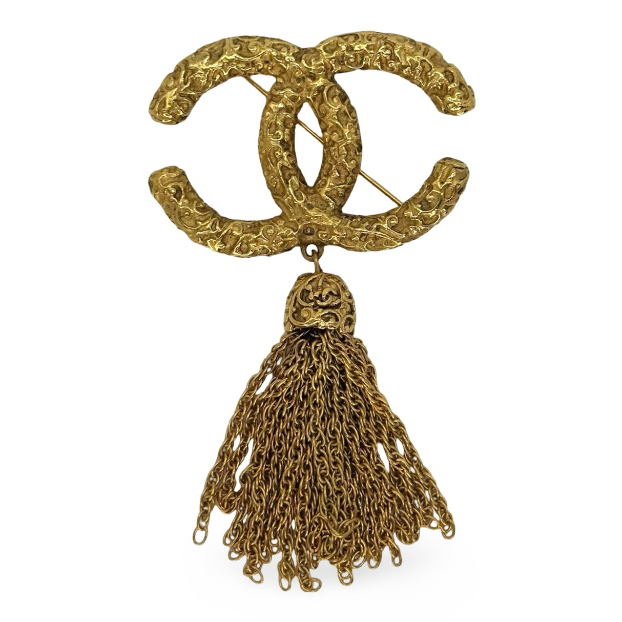 CHANEL: CC Tassel Brooch