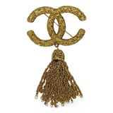 CHANEL: CC Tassel Brooch